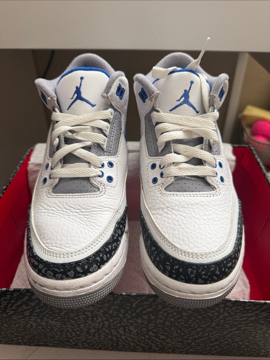 Jordan Other - Air Jordan 3 Retro (GS) White/Racer Blue-Black Sneaker